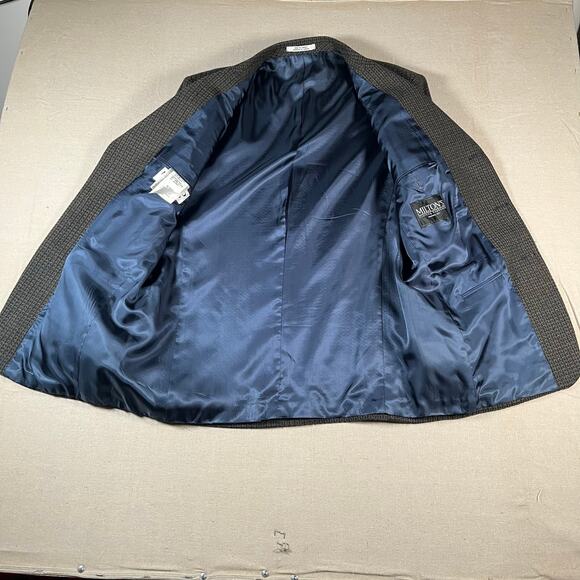 Mondo Uomo Blazer Sport Coat Mens 42R Vtg Wool Alpaca Blend Academia - Picture 4 of 11